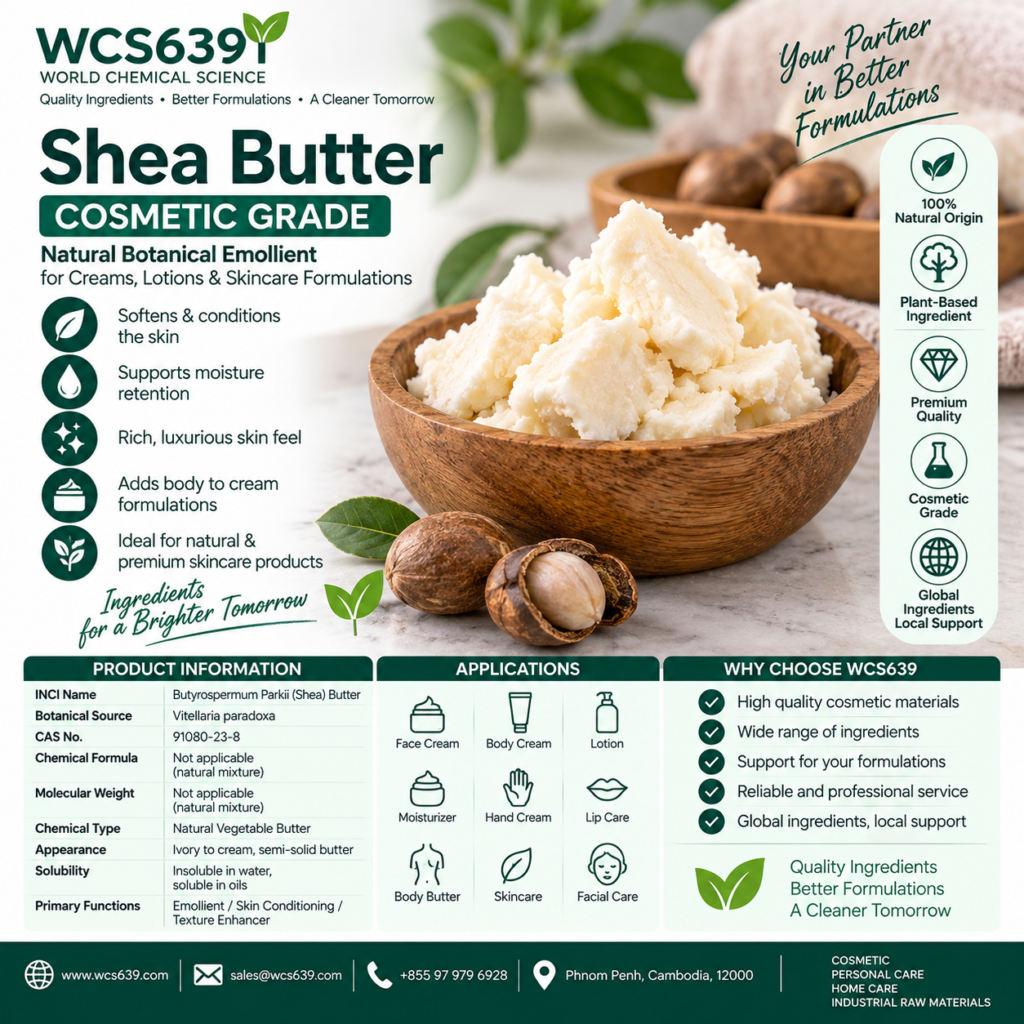 Shea Butter cosmetic grade natural emollient for creams lotions and skincare – WCS639